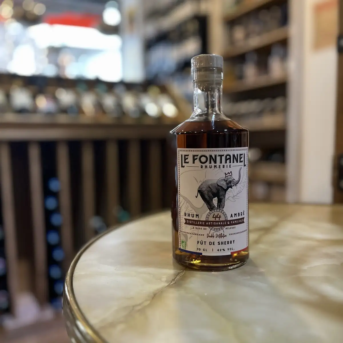 Rhum ambré Le Fontanel